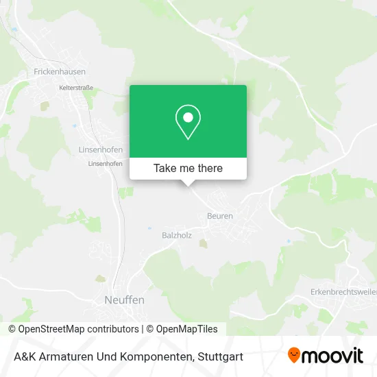 A&K Armaturen Und Komponenten map
