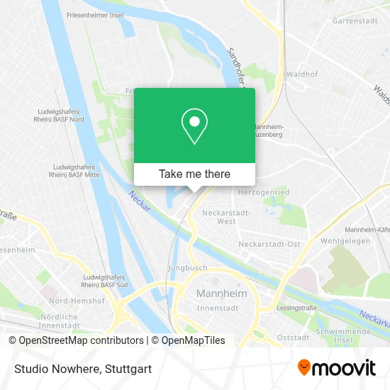 Studio Nowhere map