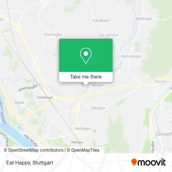 Eat Happy map