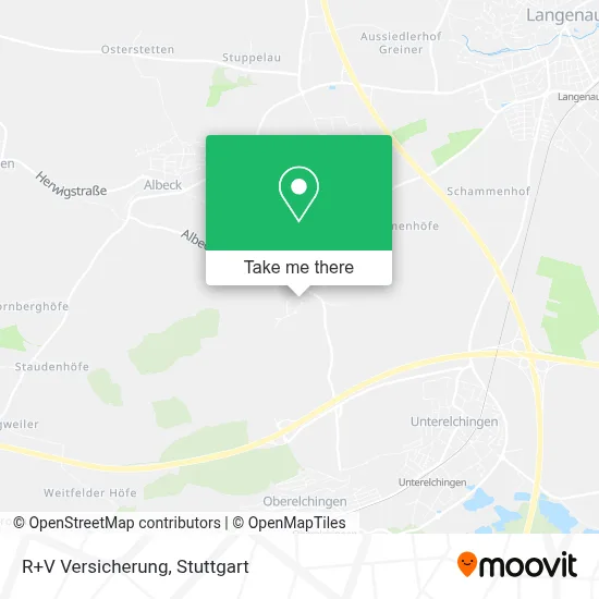 R+V Versicherung map