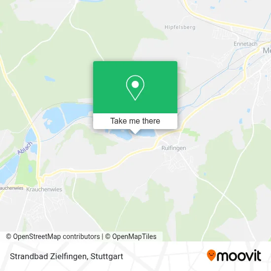 Strandbad Zielfingen map