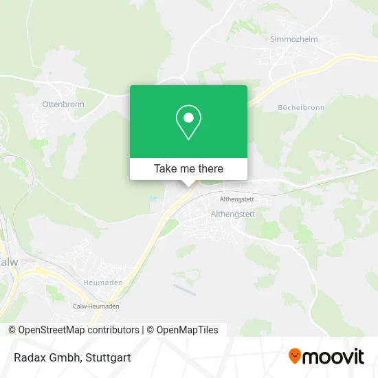 Radax Gmbh map