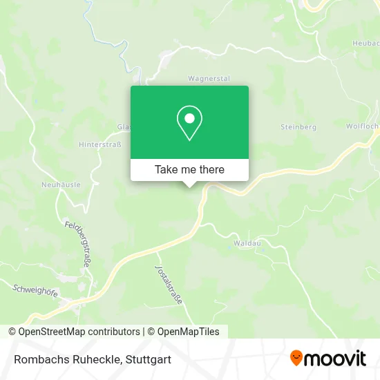 Rombachs Ruheckle map