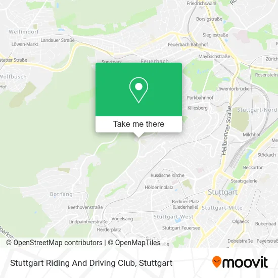 Stuttgart Riding And Driving Club map