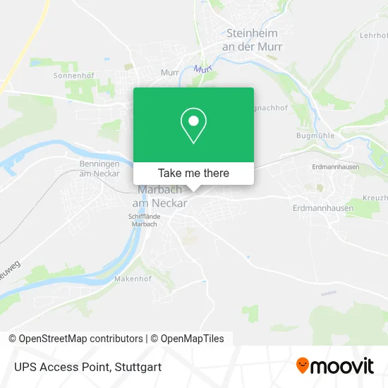 Ups Access Point map