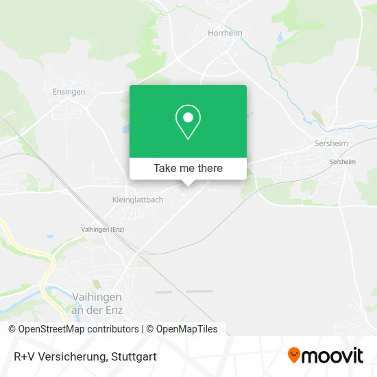 R+V Versicherung map
