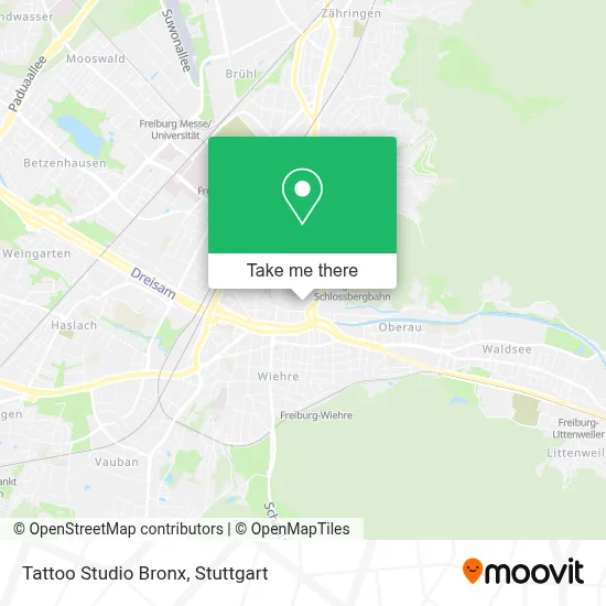 Tattoo Studio Bronx map
