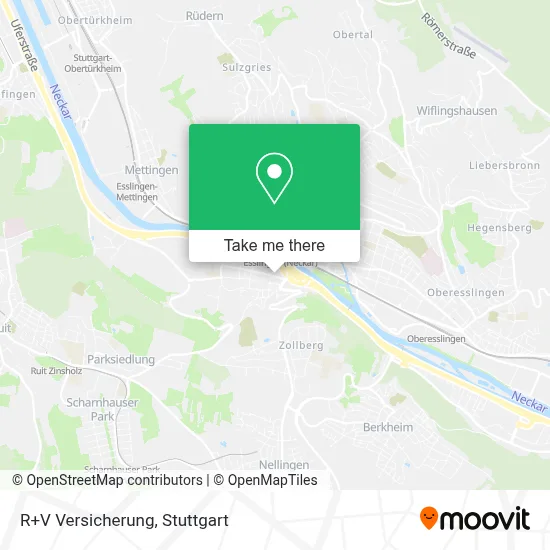 R+V Versicherung map