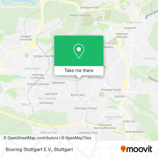 Boxring Stuttgart E.V. map