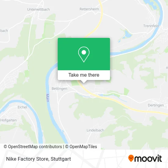 Nike Factory Store map