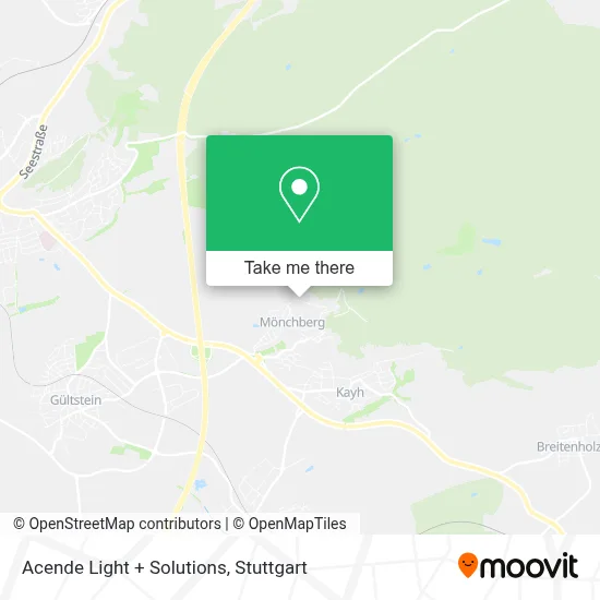 Acende Light + Solutions map