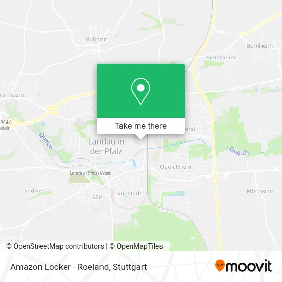 Amazon Locker - Roeland map