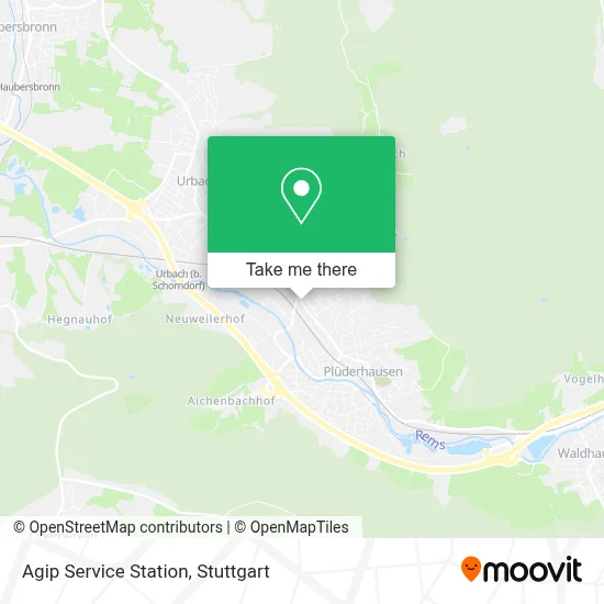 Agip Service Station map