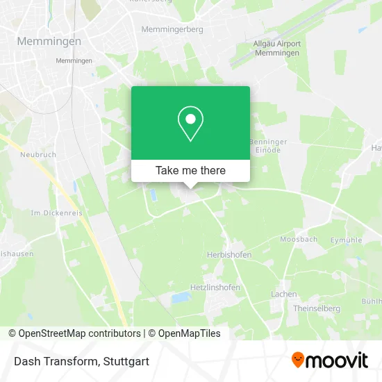 Dash Transform map