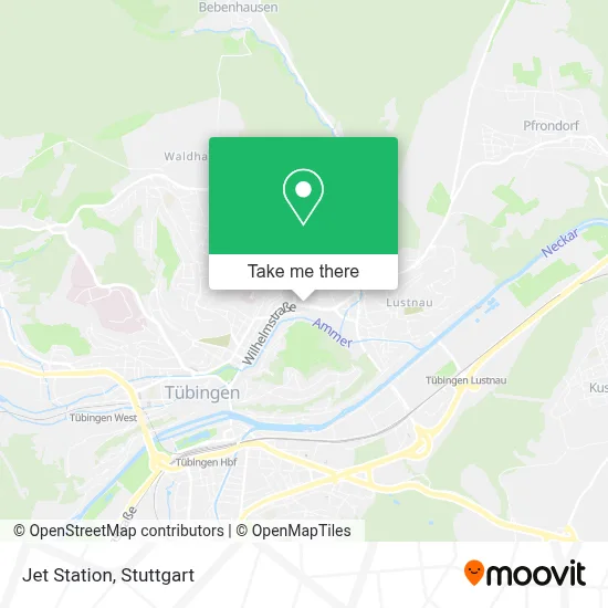 Jet Station map