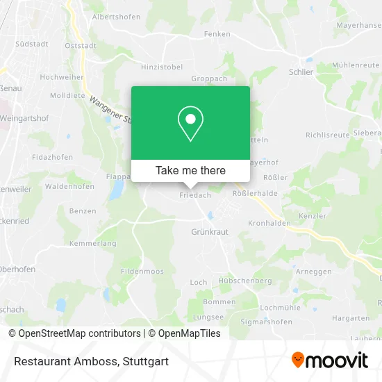 Restaurant Amboss map