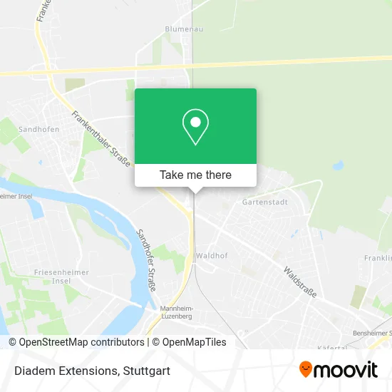 Diadem Extensions map