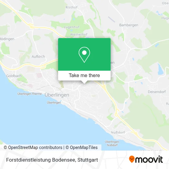 Forstdienstleistung Bodensee map