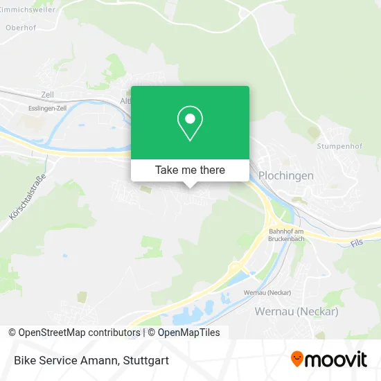 Bike Service Amann map