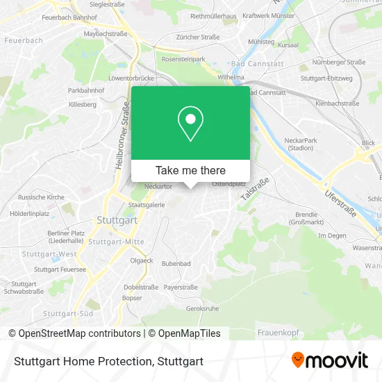 Stuttgart Home Protection map
