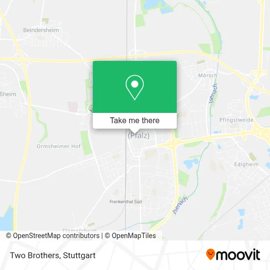 Two Brothers map