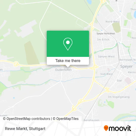 Rewe Markt map