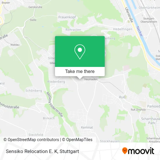 Sensiko Relocation E. K map