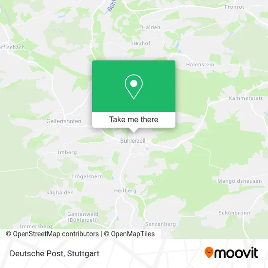 Deutsche Post map