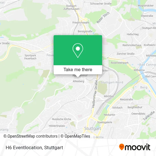 H6 Eventlocation map