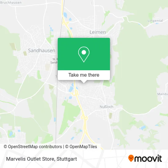 Marvelis Outlet Store map