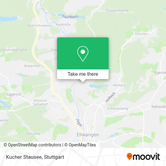 Kucher Stausee map