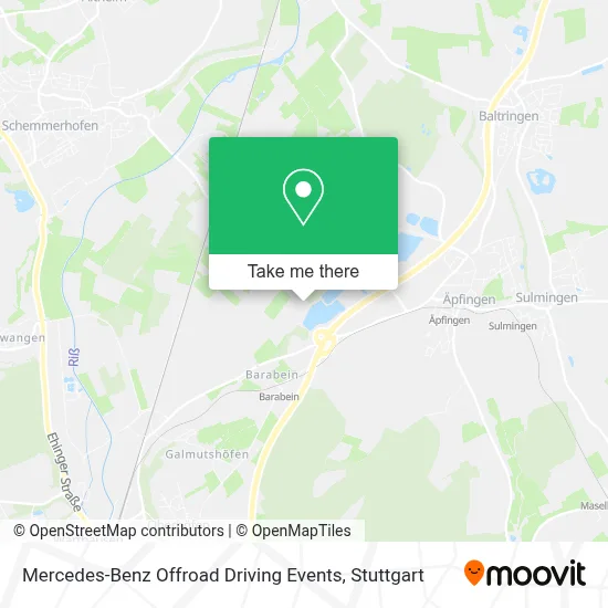 Mercedes-Benz Offroad Driving Events map