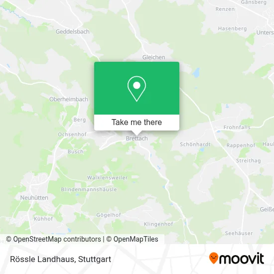 Rössle Landhaus map