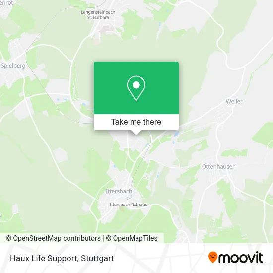 Haux Life Support map