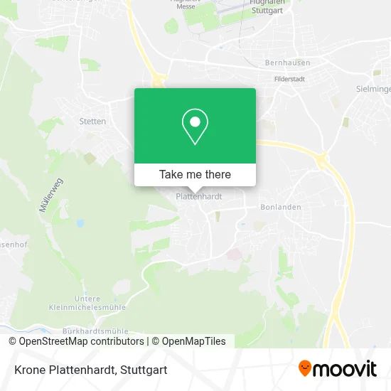 Krone Plattenhardt map