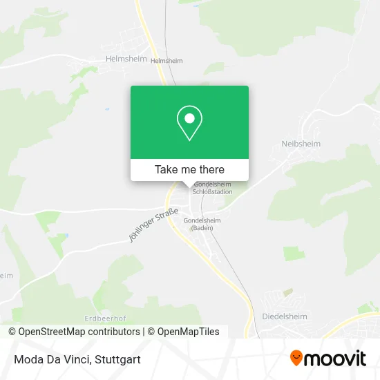 Moda Da Vinci map