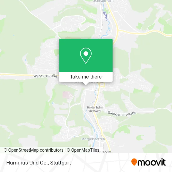 Hummus Und Co. map