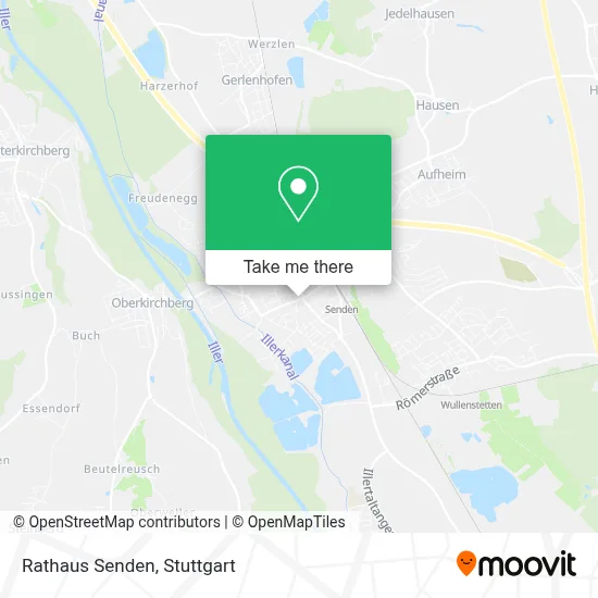 Rathaus Senden map