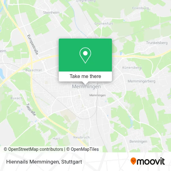 Hiennails Memmingen map