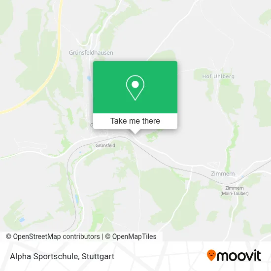 Alpha Sportschule map