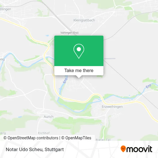 Notar Udo Scheu map