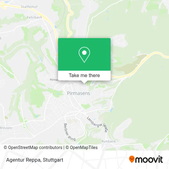 Agentur Reppa map