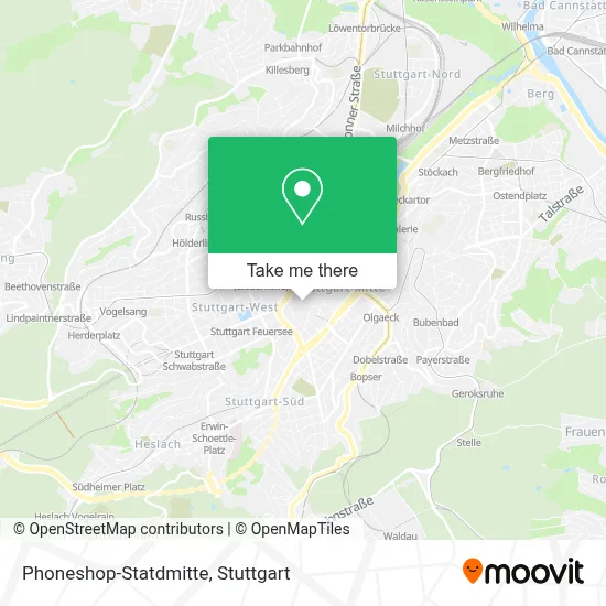 Phoneshop-Statdmitte map