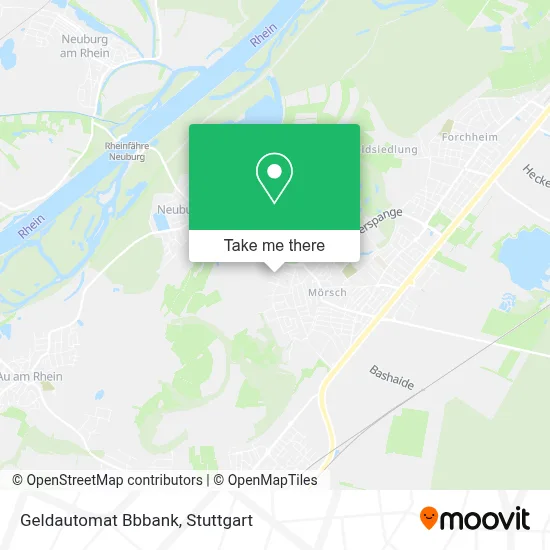 Geldautomat Bbbank map