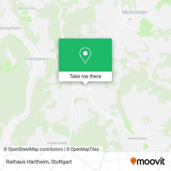 Rathaus Hartheim map