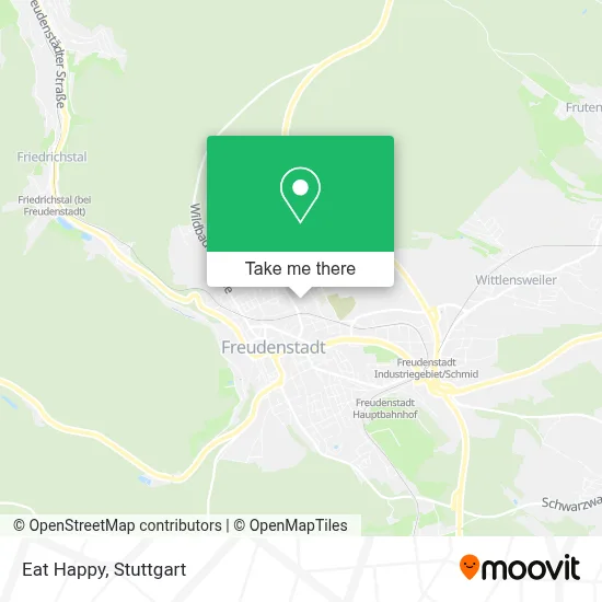 Eat Happy map