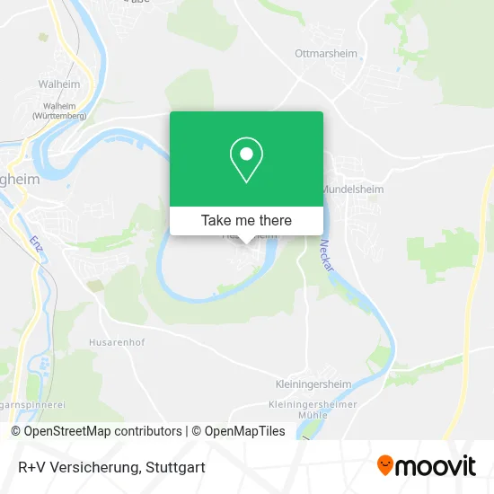 R+V Versicherung map