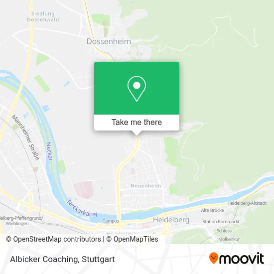 Albicker Coaching map