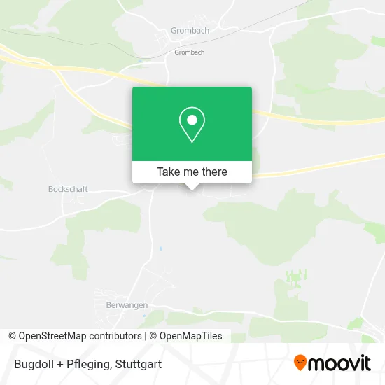 Bugdoll + Pfleging map