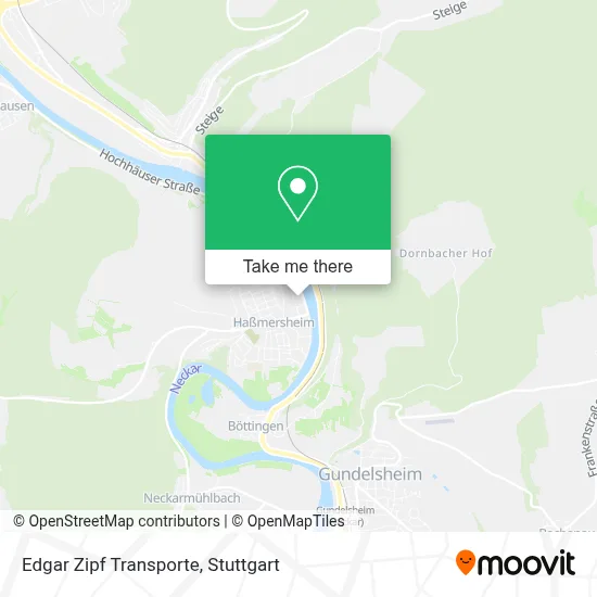 Edgar Zipf Transporte map